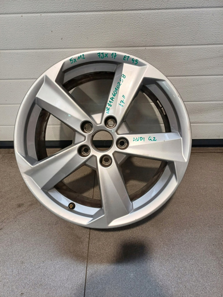 1x Alufelge 17 Zoll 7.0" 5x112 81A601025B Audi Q2 Rim Wheel FEL1010042719yy