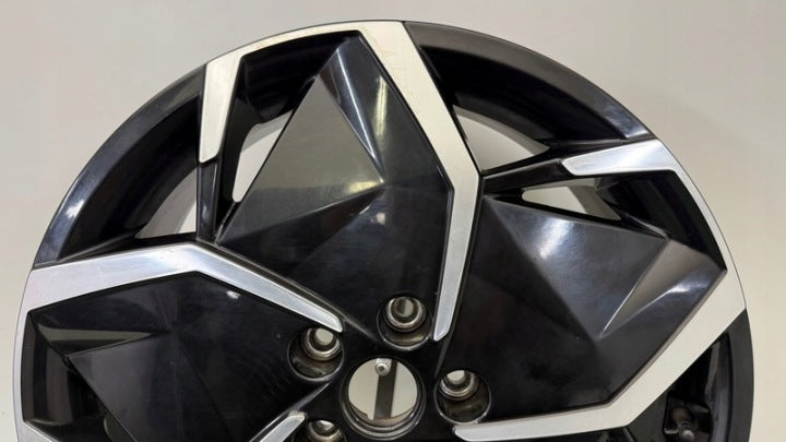 1x Alufelge 19 Zoll 7.5" 5x114.3 49 5ET Glanz Schwarz 52910-G1110 Hyundai I FEL6876782074om