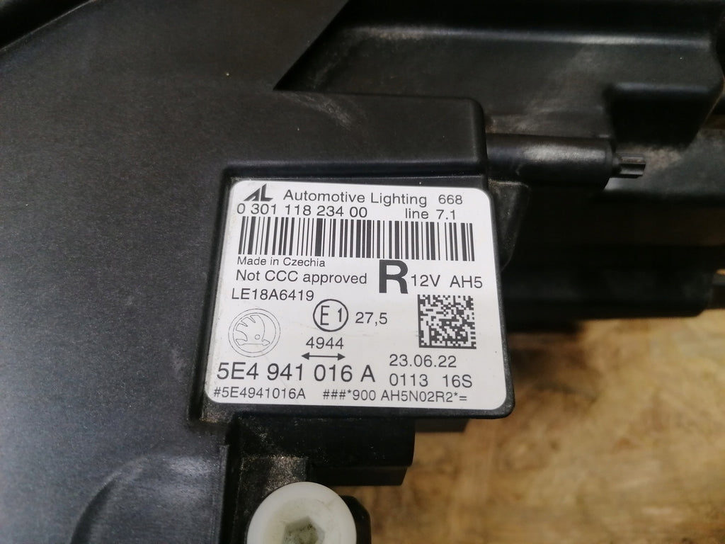 Frontscheinwerfer Skoda Octavia 5e3 5E4941016A Full LED Rechts Headlight SCH4063802960rm