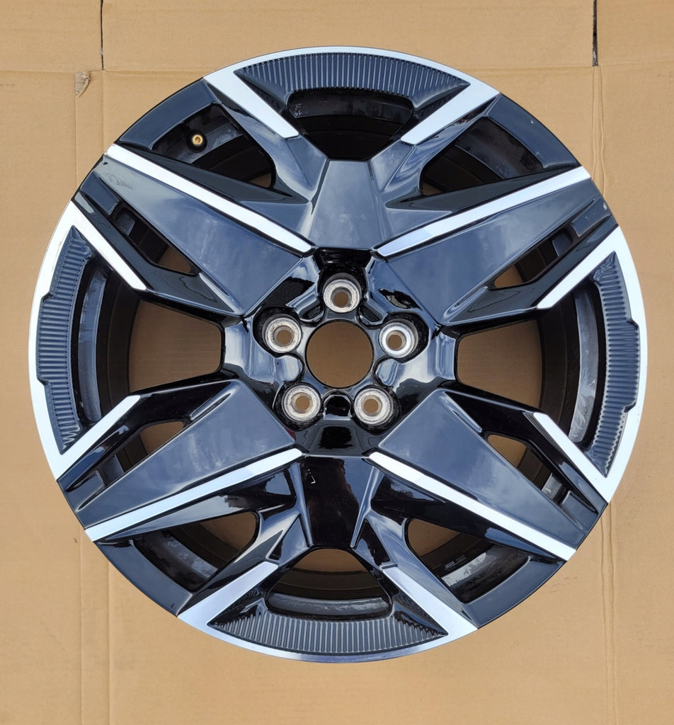 1x Alufelge 19 Zoll 7.5" 5x108 50ET Glanz Schwarz 9842668980 Peugeot II 2008 I FEL7261814662dp
