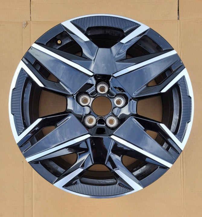 1x Alufelge 19 Zoll 7.5" 5x108 50ET Glanz Schwarz 9842668980 Peugeot II 2008 I FEL7261814662dp