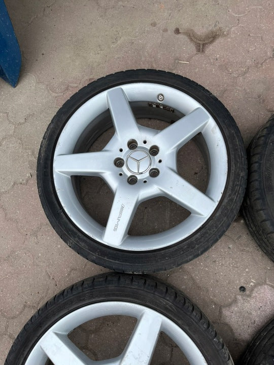 4x Alufelge 18 Zoll 7.0" 5x112 54ET Glanz Silber A1694011202 Mercedes-Benz W246 FEL2719110939rp