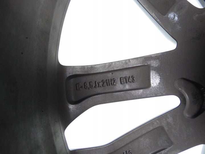 1x Alufelge 21 Zoll 8.5" 5x112 43ET Matt Graphit 4K0601025AE Audi C8 Rim Wheel FEL8497219486sm