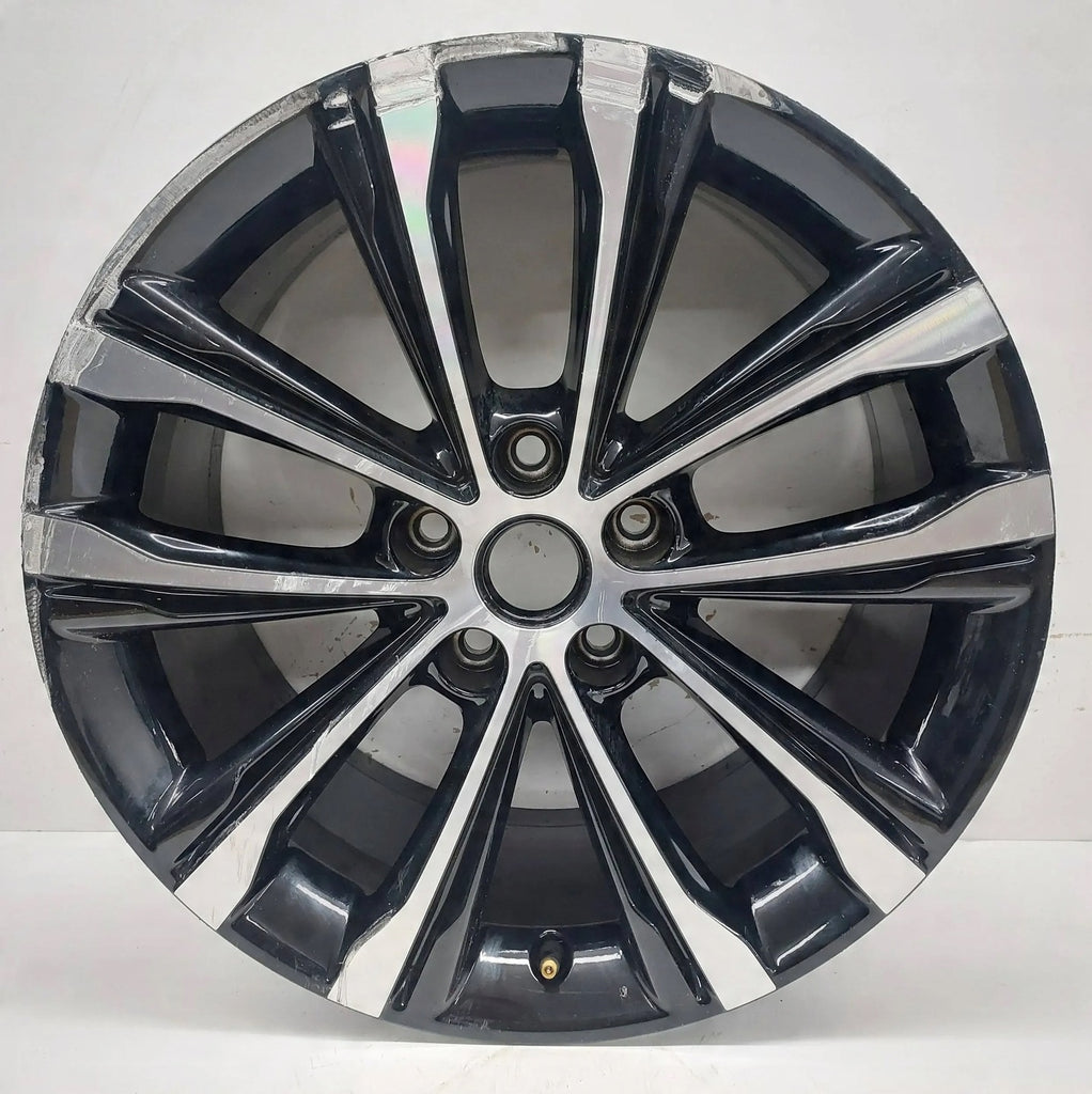 1x Alufelge 18 Zoll 8.5" 5x115 49ET Glanz Schwarz Opel Insignia B Rim Wheel