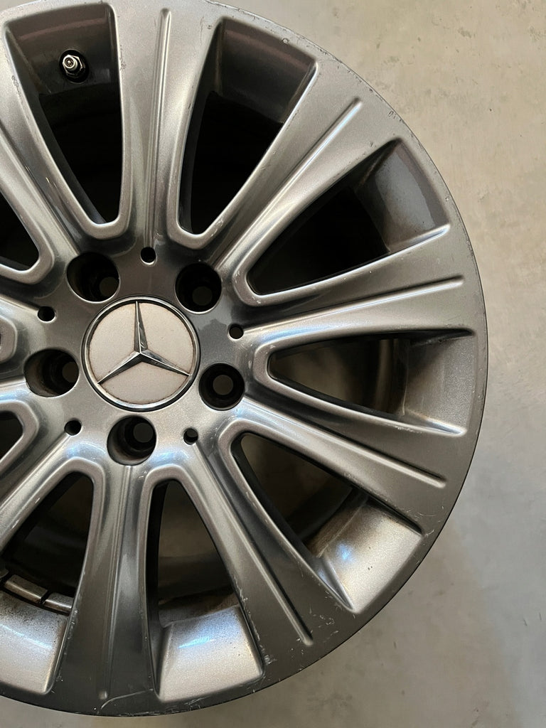 1x Alufelge 16 Zoll 8.0" 5x112 46ET Glanz Graphit A2124015802 Mercedes-Benz W212