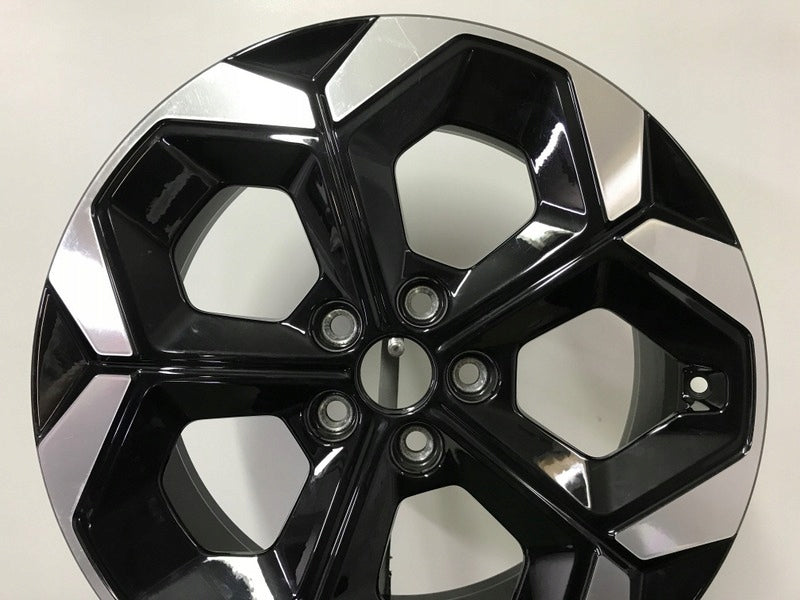 1x Alufelge 18 Zoll 7.0" 5x108 47 5ET Glanz Schwarz R1TC-1007-E1 Ford Puma