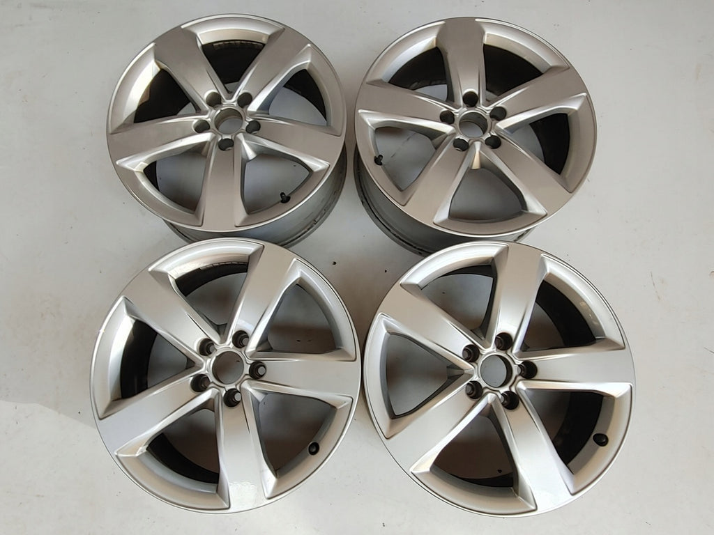 4x Alufelge 18 Zoll 7.5" 5x112 37ET Glanz Silber 4G0601025 Audi A6 C7 Rim Wheel