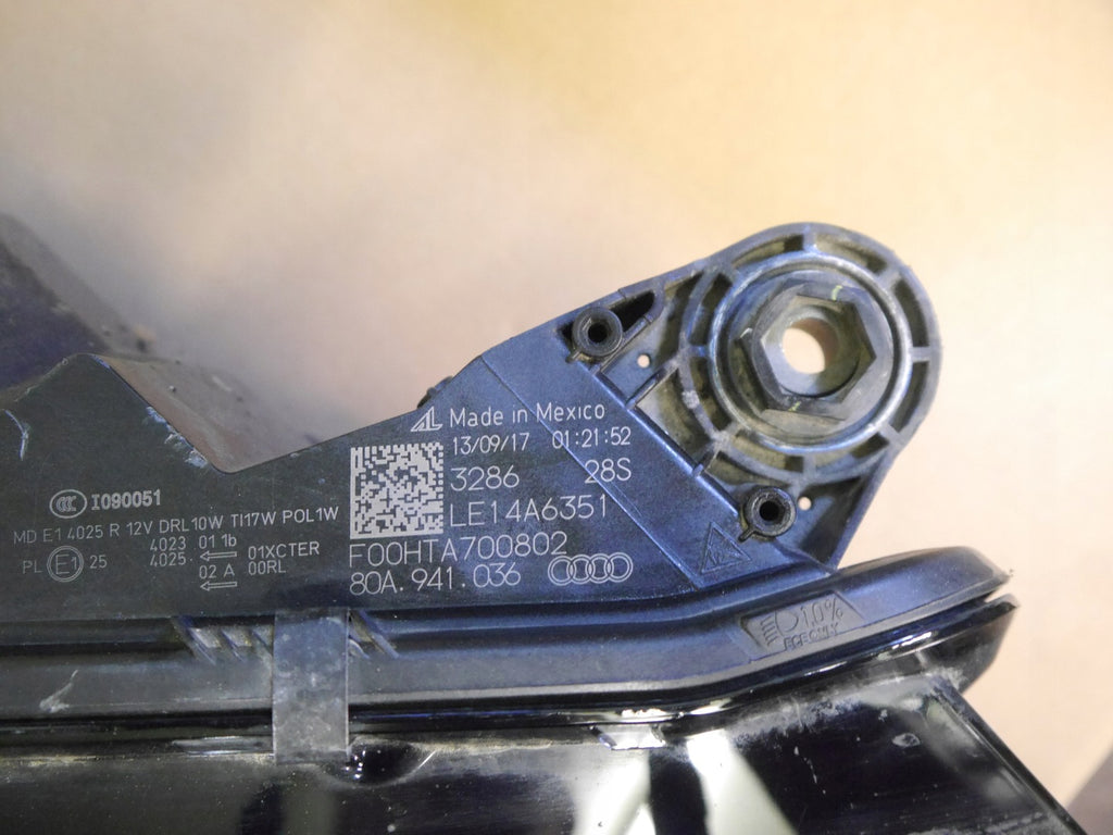 Frontscheinwerfer Audi Q5 80A941036 LED Rechts Scheinwerfer Headlight