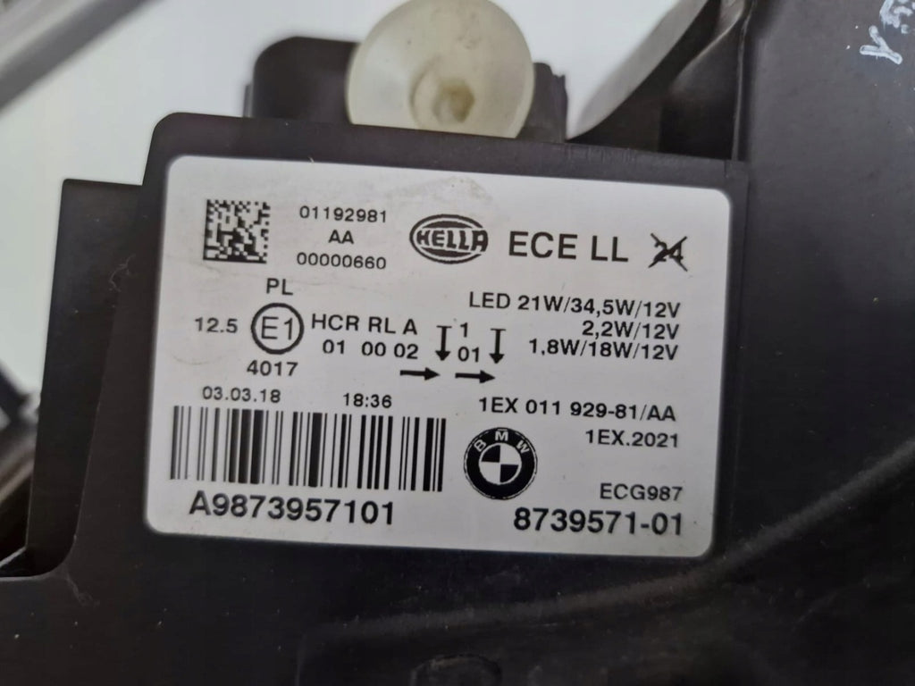 Frontscheinwerfer BMW F21 F20 8739571 LED Links Scheinwerfer Headlight SCH7149149784nb
