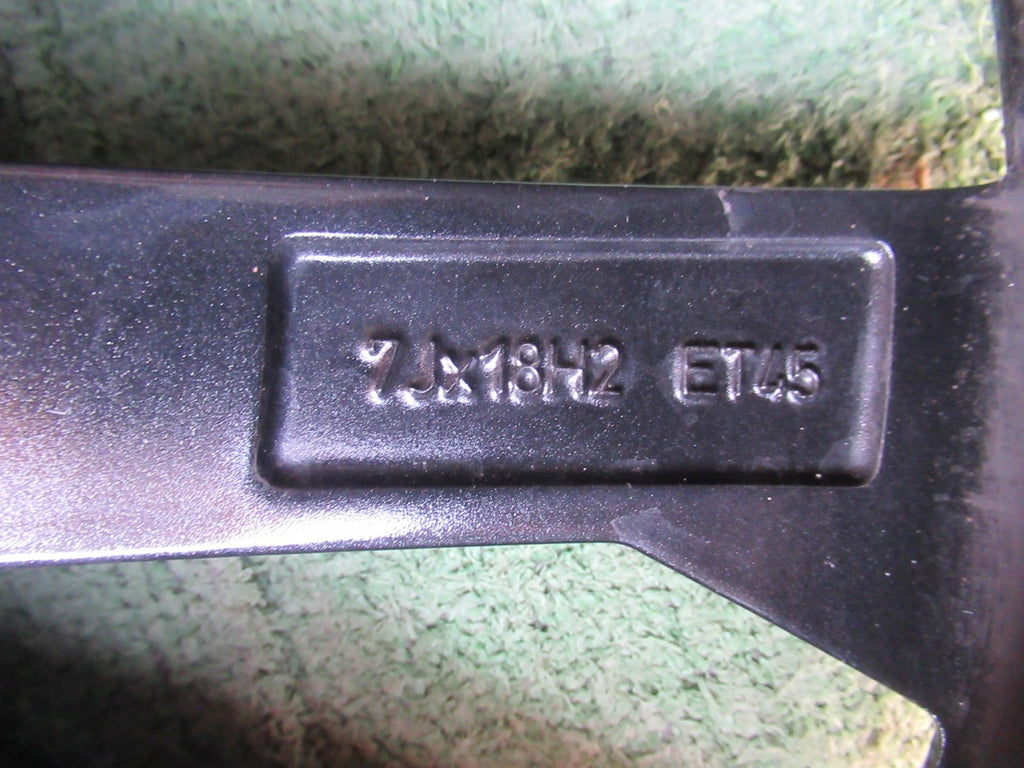 1x Alufelge 18 Zoll 7.0" 5x112 45ET Glanz Schwarz 57A601025 Skoda Kodiaq