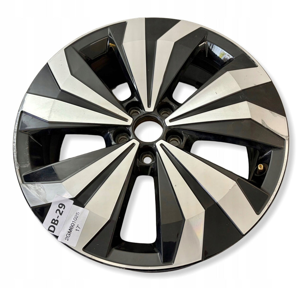 1x Alufelge 17 Zoll 6.5" 5x100 39ET Glanz Schwarz 2GM601025E VW T-Cross FEL4173732416ae
