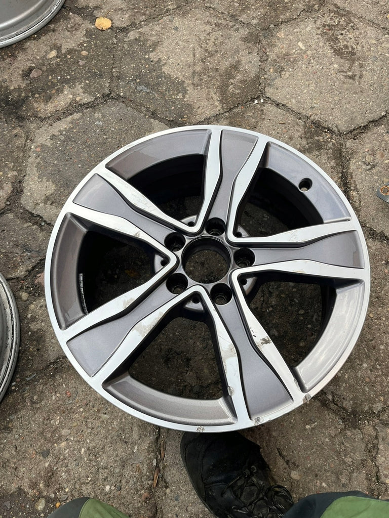 1x Alufelge 17 Zoll 7.0" 5x112 48 5ET Glanz Grau A2054010800 Mercedes-Benz Mg FEL8232296439yr