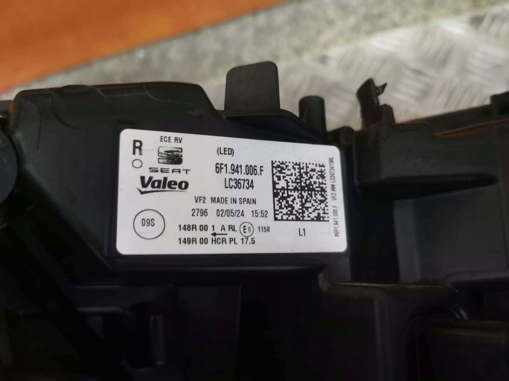 Frontscheinwerfer Seat Ibiza V 6F1941006F Full LED Rechts Scheinwerfer Headlight