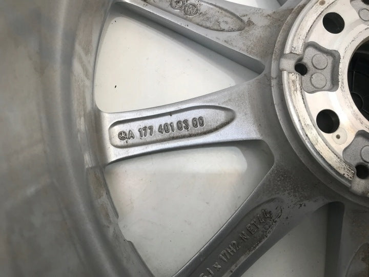 1x Alufelge 17 Zoll 6.5" 5x112 44ET A1774010300 Mercedes-Benz V177 Rim Wheel FEL4186206496ti