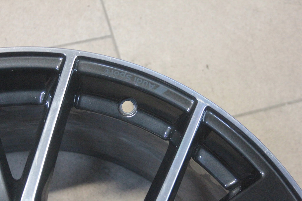 1x Alufelge 20 Zoll 9.0" 5x112 37ET Glanz Schwarz 4N0601025AA Audi Rim Wheel FEL6301816405by