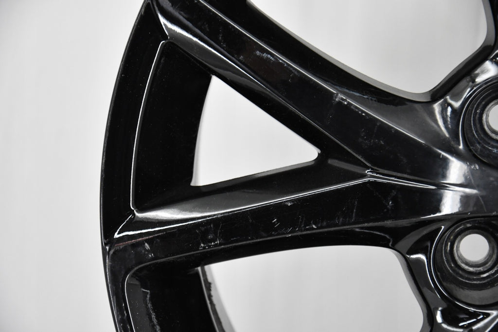 1x Alufelge 17 Zoll 6.5" 5x114.3 45ET Glanz Schwarz Mazda Rim Wheel FEL6820414172dh