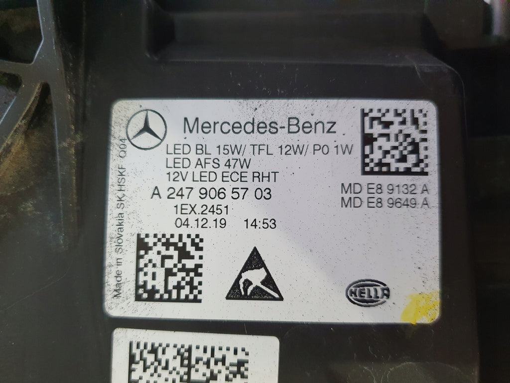 Frontscheinwerfer Mercedes-Benz W247 A2479065703 FULL LED Links Headlight