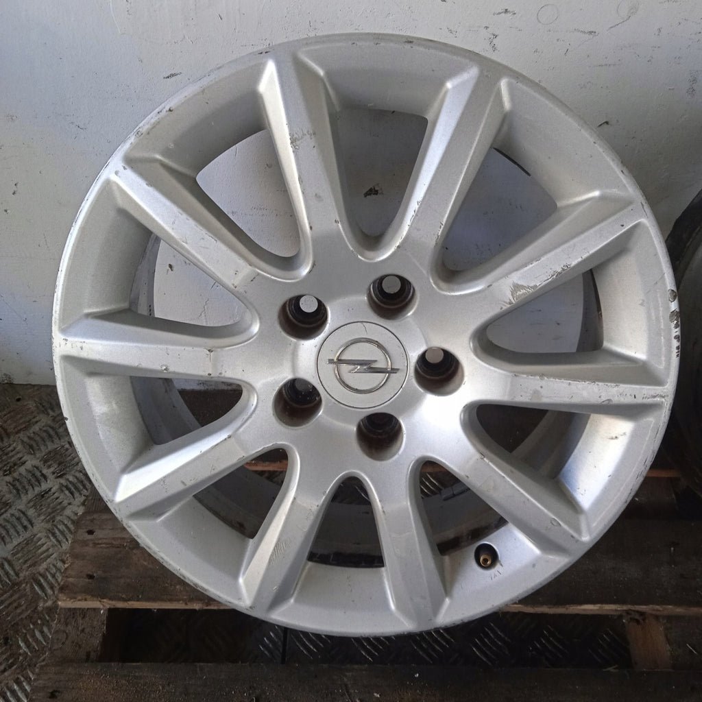 4x Alufelge 16 Zoll 6.5" 5x110 Glanz Silber Opel Astra H Rim Wheel FEL3277396797sy