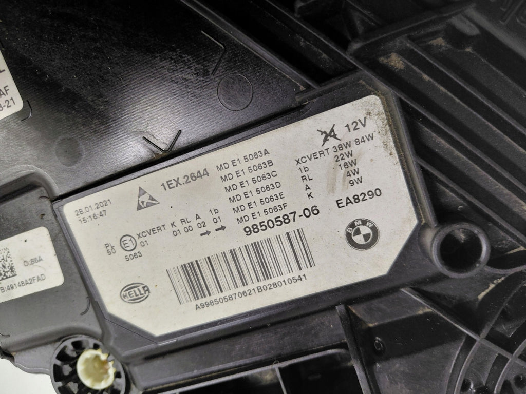Frontscheinwerfer BMW G30 9850587-06 Laser Links Scheinwerfer Headlight SCH7581244129vp