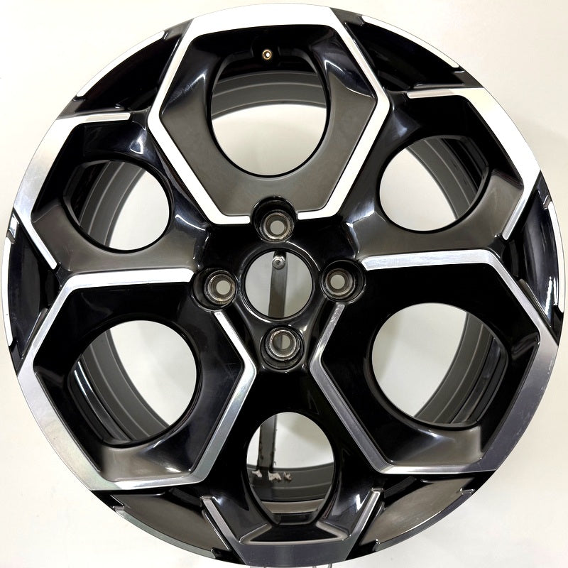 1x Alufelge 17 Zoll 7.0" 4x108 42ET Glanz Schwarz 9847195680 Citroën I Rim Wheel FEL4393866939jz