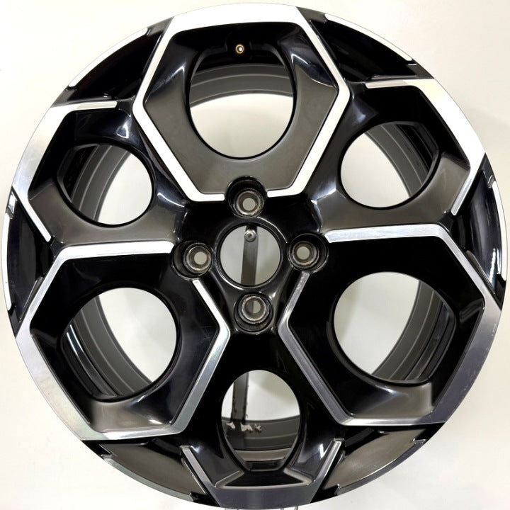 1x Alufelge 17 Zoll 7.0" 4x108 42ET Glanz Schwarz 9847195680 Citroën I Rim Wheel FEL4393866939jz