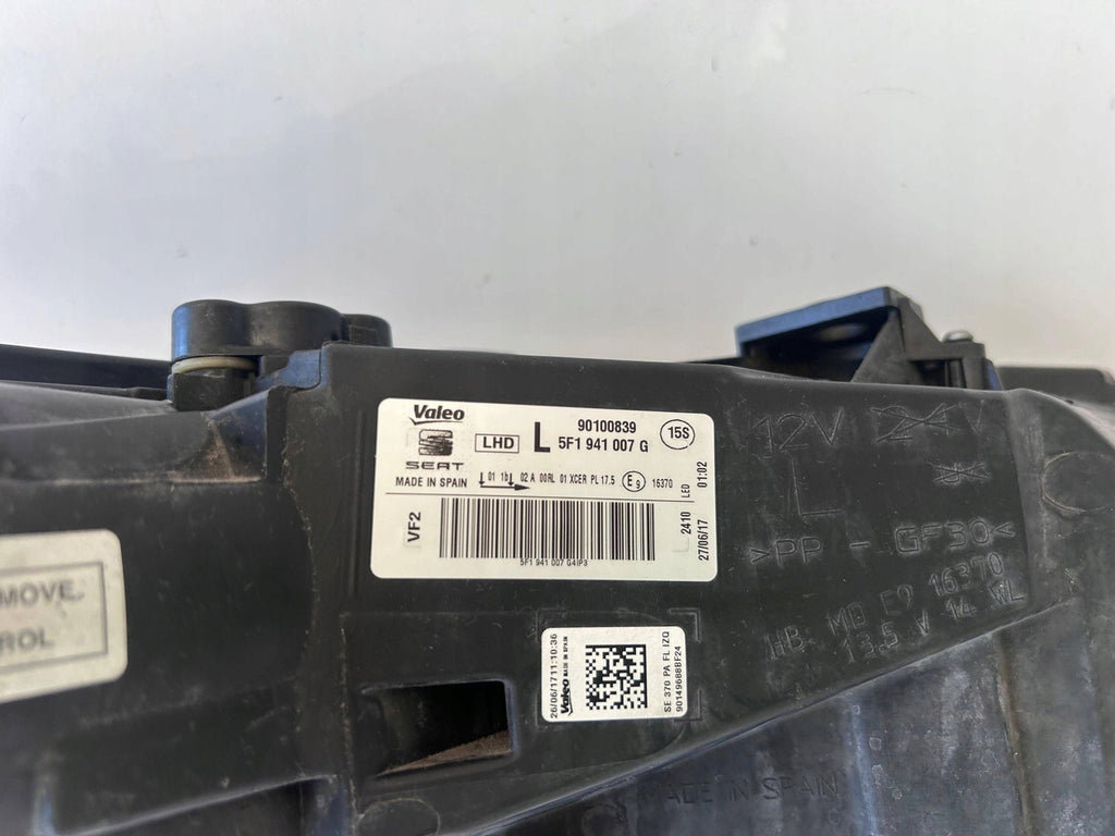 Frontscheinwerfer Seat Leon 5f1 5F1941007G 90100839 LED Links Headlight SCH5095886325uo