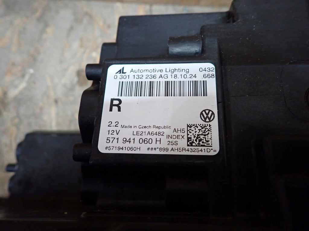 Frontscheinwerfer VW Tiguan 571941060H Full LED Rechts Scheinwerfer Headlight