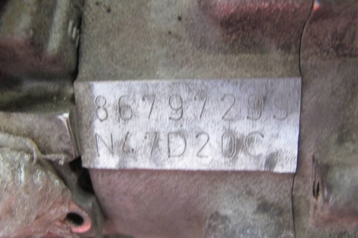 Motor BMW E83 3 E91 E90 N47D20C 2.0 116PS 85kW 2004 Diesel Engine Unkomplett MOT6381404079da