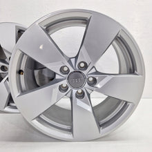 Laden Sie das Bild in den Galerie-Viewer, 4x Alufelge 17 Zoll 8.0" 5x112 47ET Glanz Silber 8S0601025BA Audi Rim Wheel FEL6005258735fx