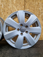 Laden Sie das Bild in den Galerie-Viewer, 4x Alufelge 16 Zoll 7.5" 5x112 45ET Glanz Silber 4F0601025AJ Audi C6 Rim Wheel FEL2055781828lr
