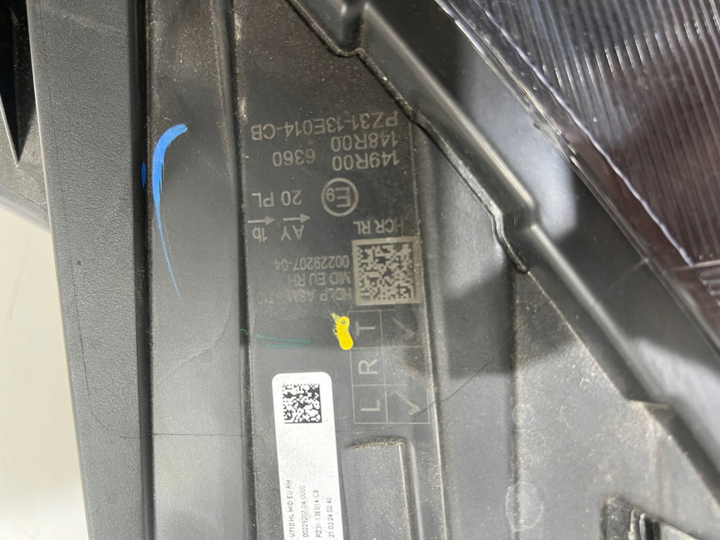 Frontscheinwerfer Ford Custom PZ31-13E014-CB Rechts Scheinwerfer Headlight SCH1762006302bq