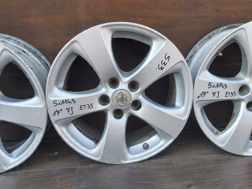 1x Alufelge 17 Zoll 7.0" 5x114.3 Toyota Iii Rim Wheel