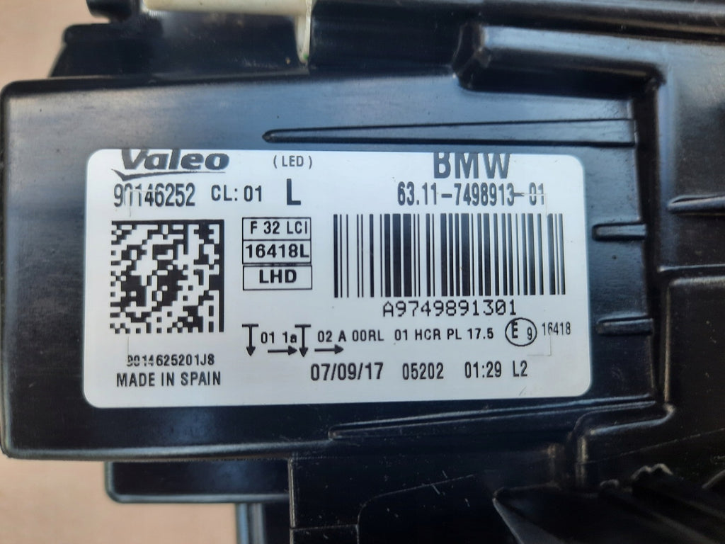 Frontscheinwerfer BMW 4 F36 F32 F33 7498913-01 Links Scheinwerfer Headlight SCH3672900802xm