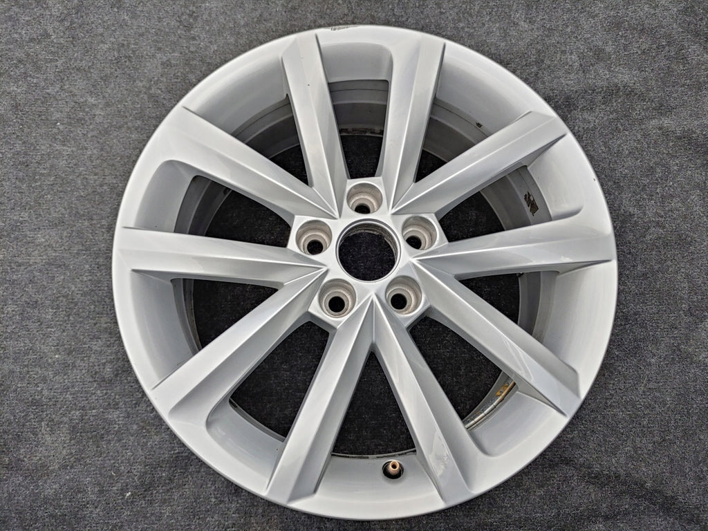 1x Alufelge 16 Zoll 7.0" 5x100 46ET Glanz Silber 5JA601025AE Skoda Rapid FEL1591729078em