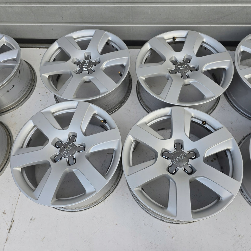 4x Alufelge 17 Zoll 7.0" 5x112 25ET Glanz Silber 4G8601025H Audi C6 A4 B8 FEL6047405553ym