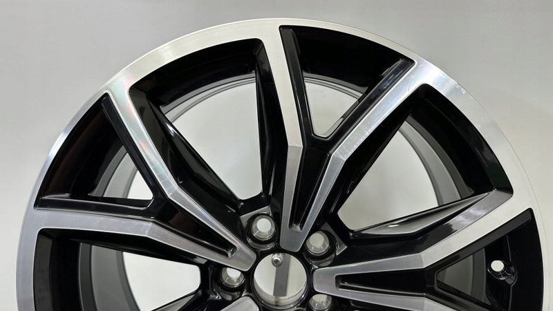 1x Alufelge 18 Zoll 7.0" 5x100 39ET Glanz Schwarz 2GM601025F VW T-Cross FEL8279155113yb