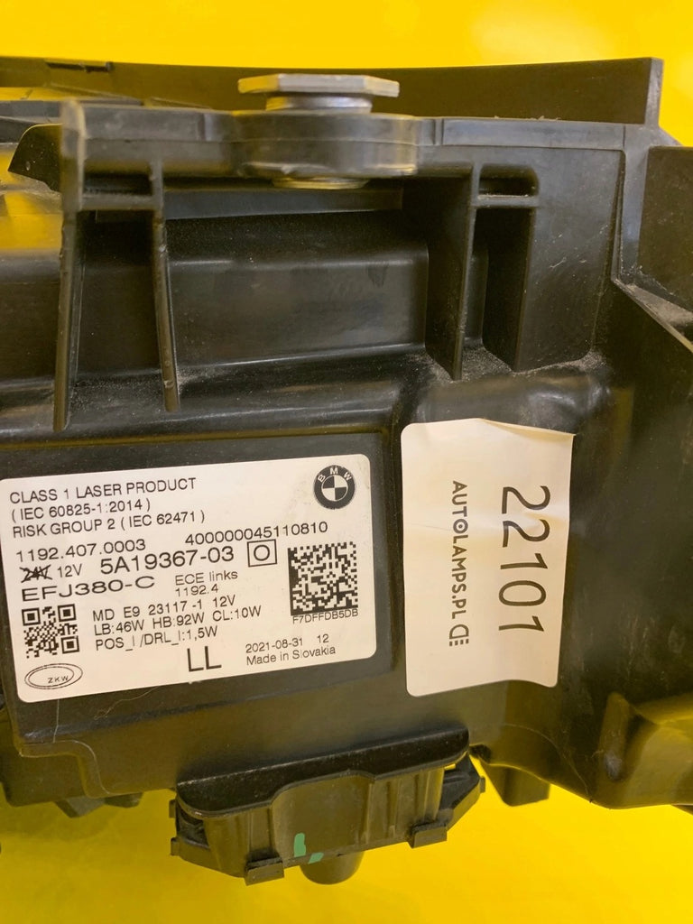 Frontscheinwerfer BMW G22 G23 G26 5A19367-03 Laser Links Scheinwerfer Headlight SCH3664812405ay