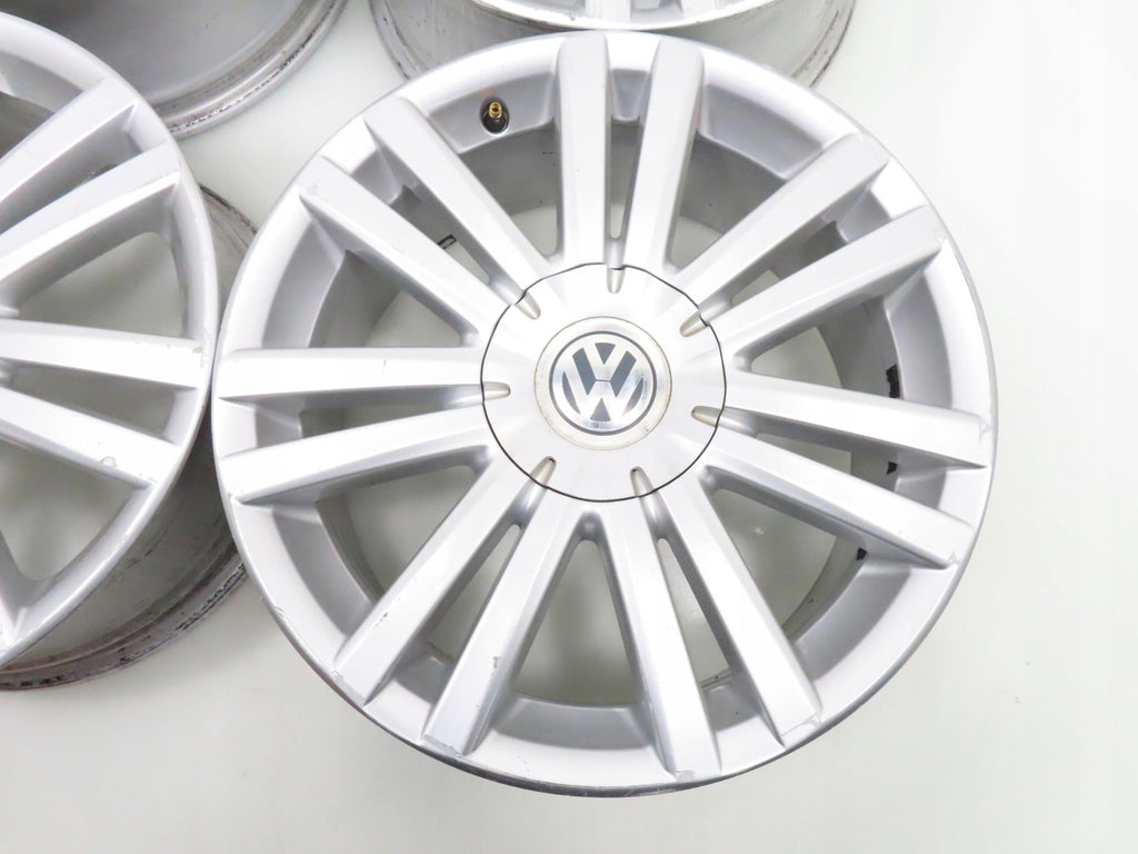 4x Alufelge 17 Zoll 7.0" 5x112 47ET Silber 1T0601025B VW Passat Touran Caddy I FEL8312429919fp