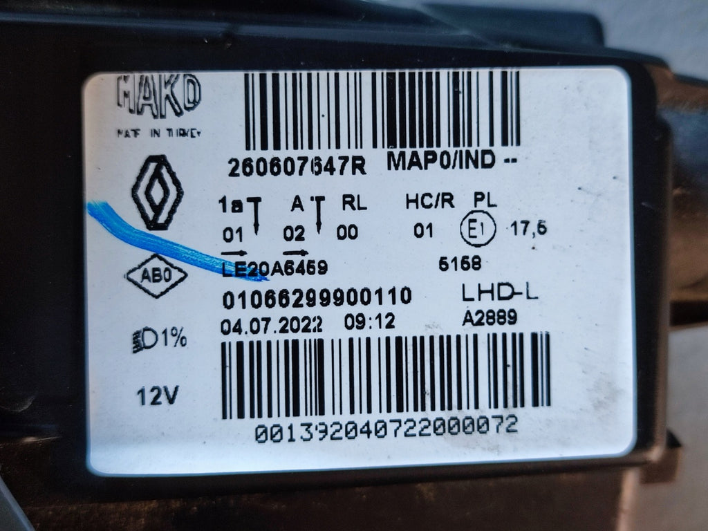 Frontscheinwerfer Renault Clio I V 260607647R LED Links Scheinwerfer Headlight SCH2188655091tr
