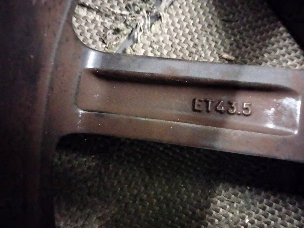 1x Alufelge 17 Zoll 7.0" 5x114.3 43 5ET Glanz Schwarz 52910-N7160 Hyundai Tucson