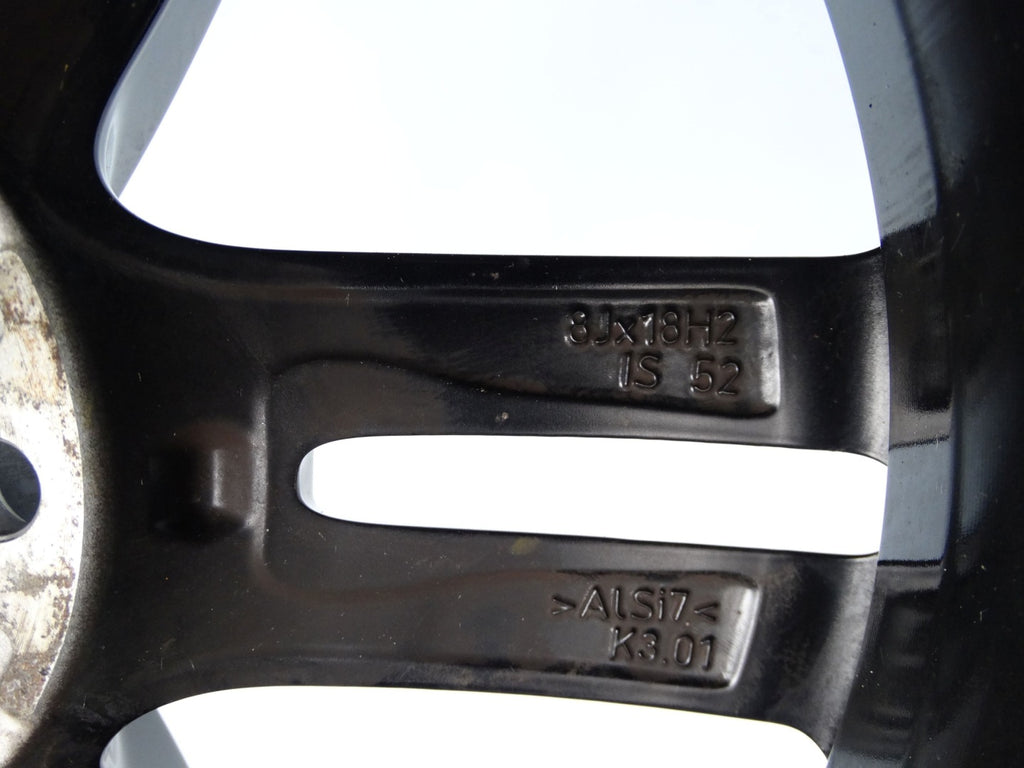 1x Alufelge 18 Zoll 8.0" 5x120 52ET Glanz Schwarz 8074186 BMW 1 F21 F20 FEL8758996887oz
