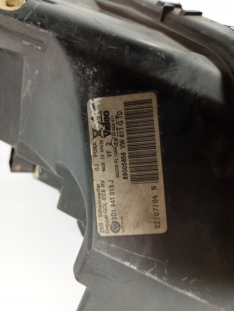 Frontscheinwerfer VW Phaeton 3D1941015J Links Scheinwerfer Headlight