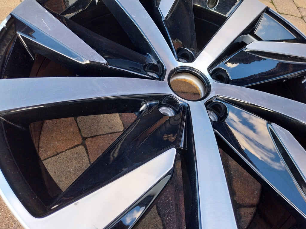 1x Alufelge 19 Zoll 8.0" 5x112 47ET Schwarz 2GA601025T VW T-Roc Rim Wheel FEL3346825464wp