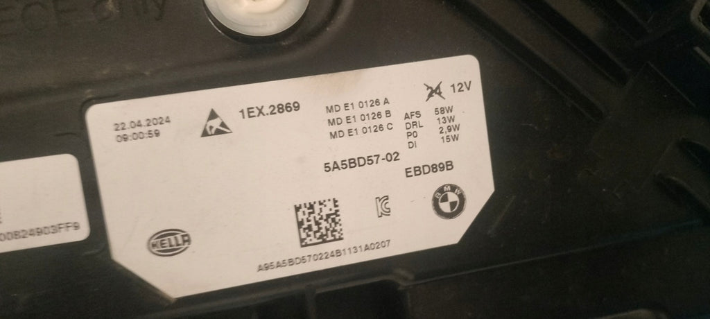 Frontscheinwerfer BMW X1 5A5BD57-02 LED Links Scheinwerfer Headlight SCH6798184671ef