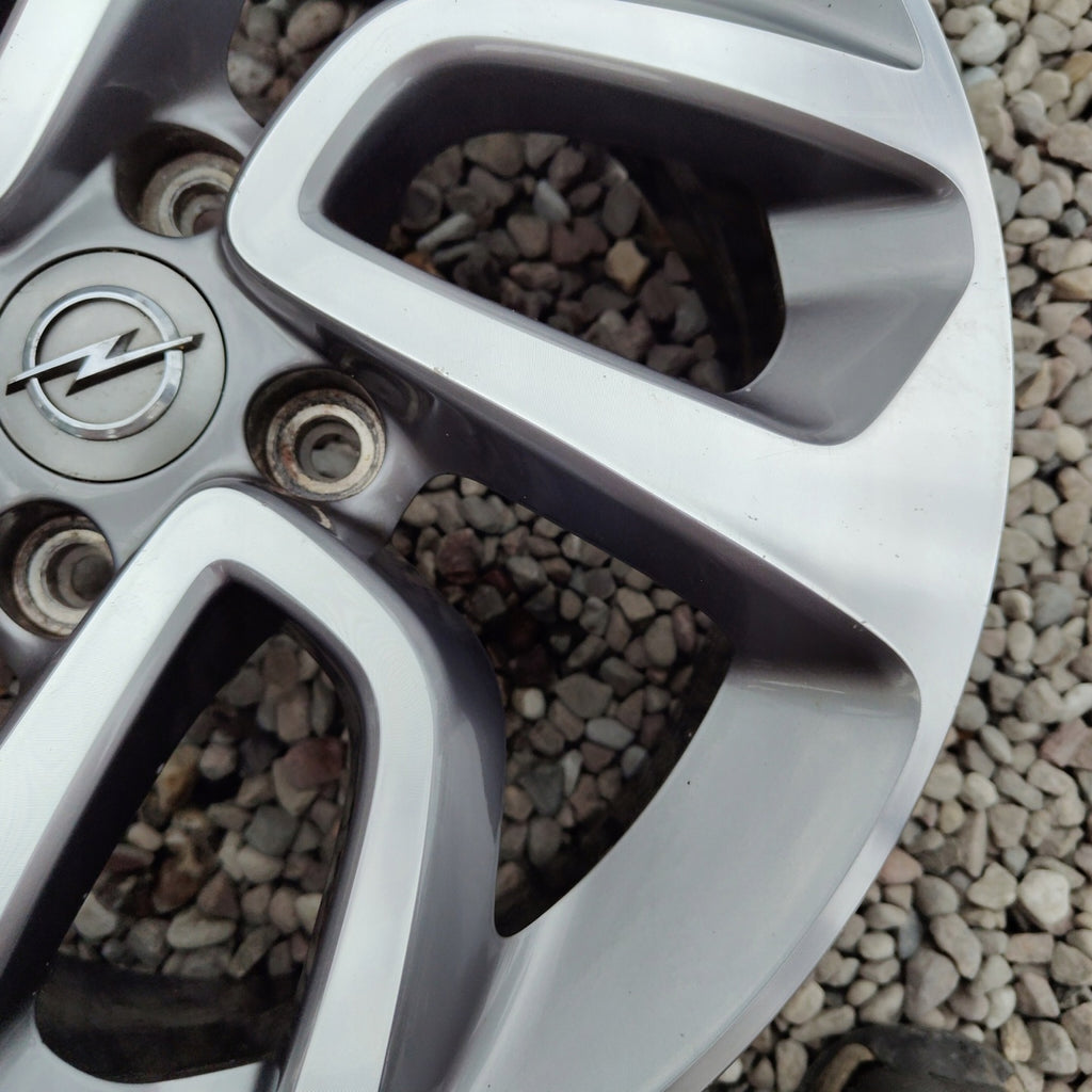 1x Alufelge 16 Zoll 6.5" 4x108 20ET Glanz Silber Opel Crossland X Rim Wheel FEL7773311971lp