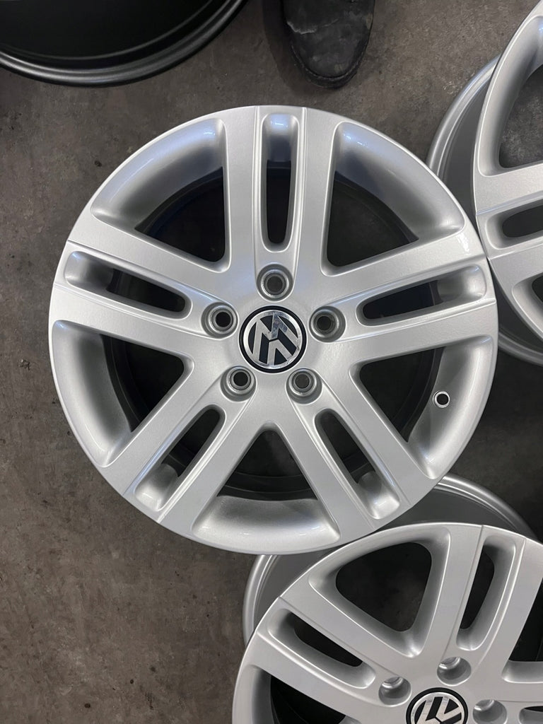 4x Alufelge 16 Zoll 6.5" 5x112 1K0601025AJ VW Golf VIII Touran I Caddy Rim Wheel FEL5851683358xp
