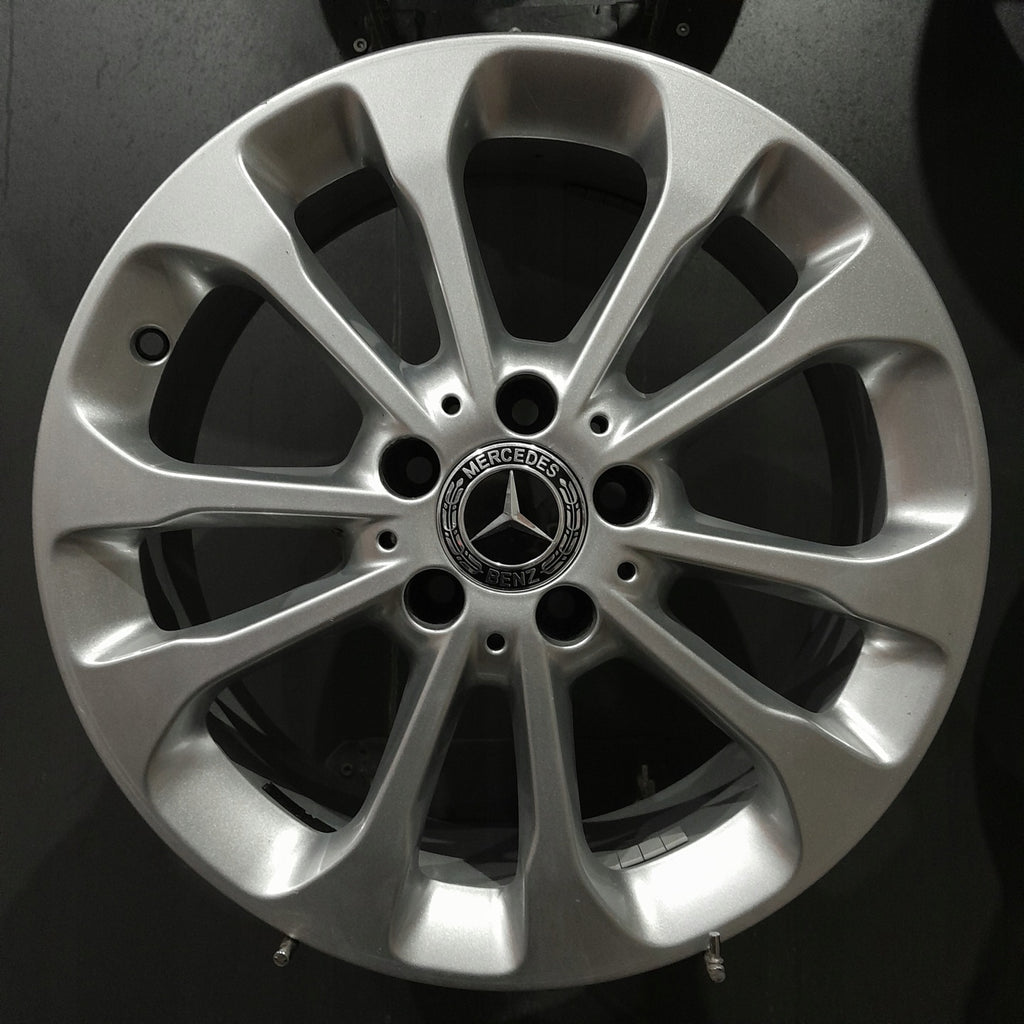 4x Alufelge 17 Zoll 6.5" 5x112 38ET Glanz Silber A1564011700- Mercedes-Benz X156 FEL1165008581lm