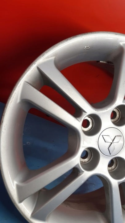 1x Alufelge 16 Zoll 6.0" 5x114.3 46ET Glanz Grau Mitsubishi Lancer I Rim Wheel FEL7010625055sw