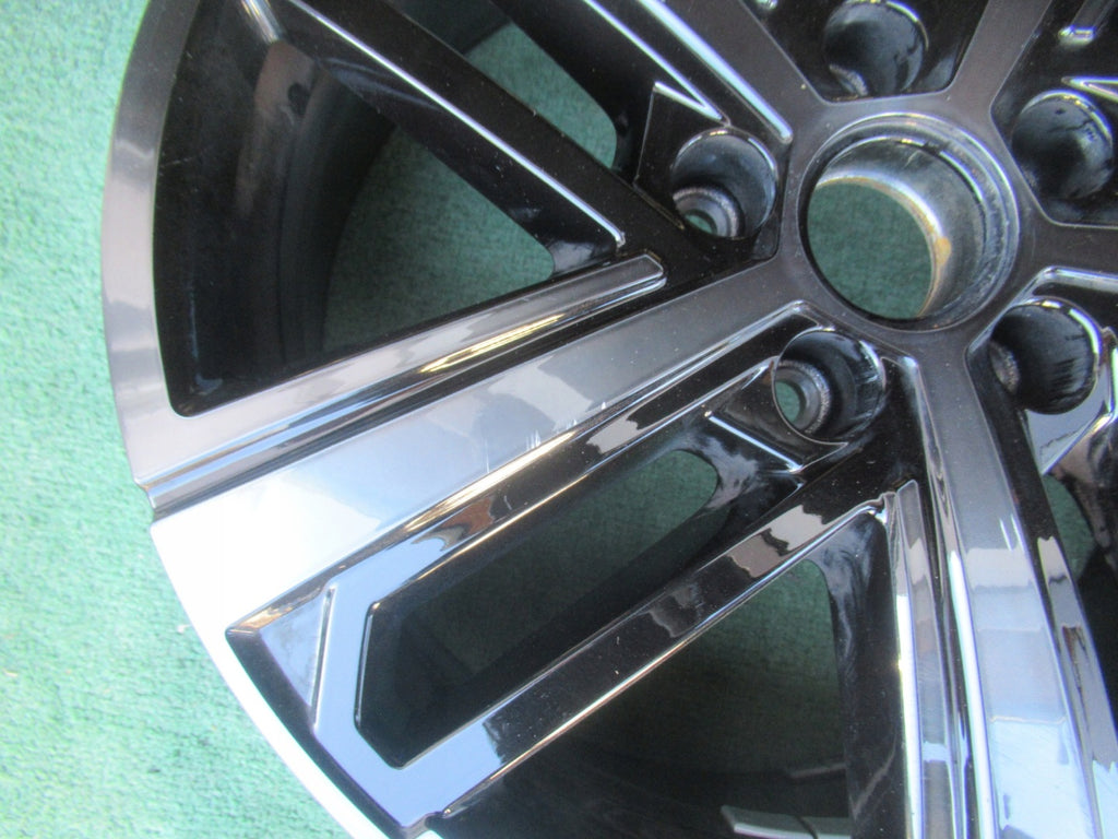 1x Alufelge 17 Zoll 6.5" 5x112 49ET Glanz Schwarz 2K7601025C VW Caddy V Touran FEL4422491844qb