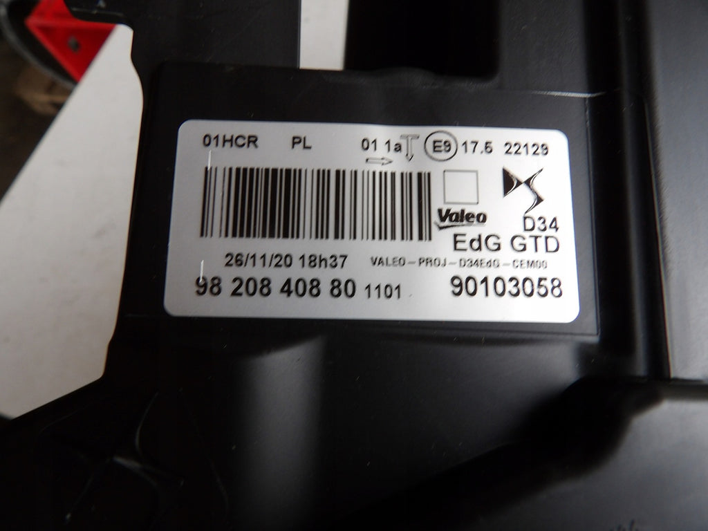 Frontscheinwerfer Citroën Ds3 9820840880 Links Scheinwerfer Headlight